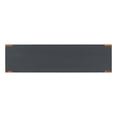thumbnail image 3 of Distinctive Features of a Minimalist Console Table with Bottom Shelf and Four Legs, Suitable for Entryway, Hallway, Living Room, Foyer, Corridor (Black+Brown), 3 of 11