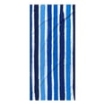 thumbnail image 2 of LACKUST Microfiber Beach Towel with Blue-White Stripes, Quick-Dry & Portable for Beach and Travel (70x150cm), 2 of 8