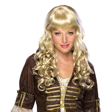 Elise Long Costume Wig with Bangs Assorted Colors 51725 - Black