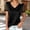 X-Black328, variant on Women's T Shirt Short Sleeve Solid Color Mesh Rhinestone Draped Neckline Elegant Comfortable Blouse Top For Daily Wear,Black,Xxl