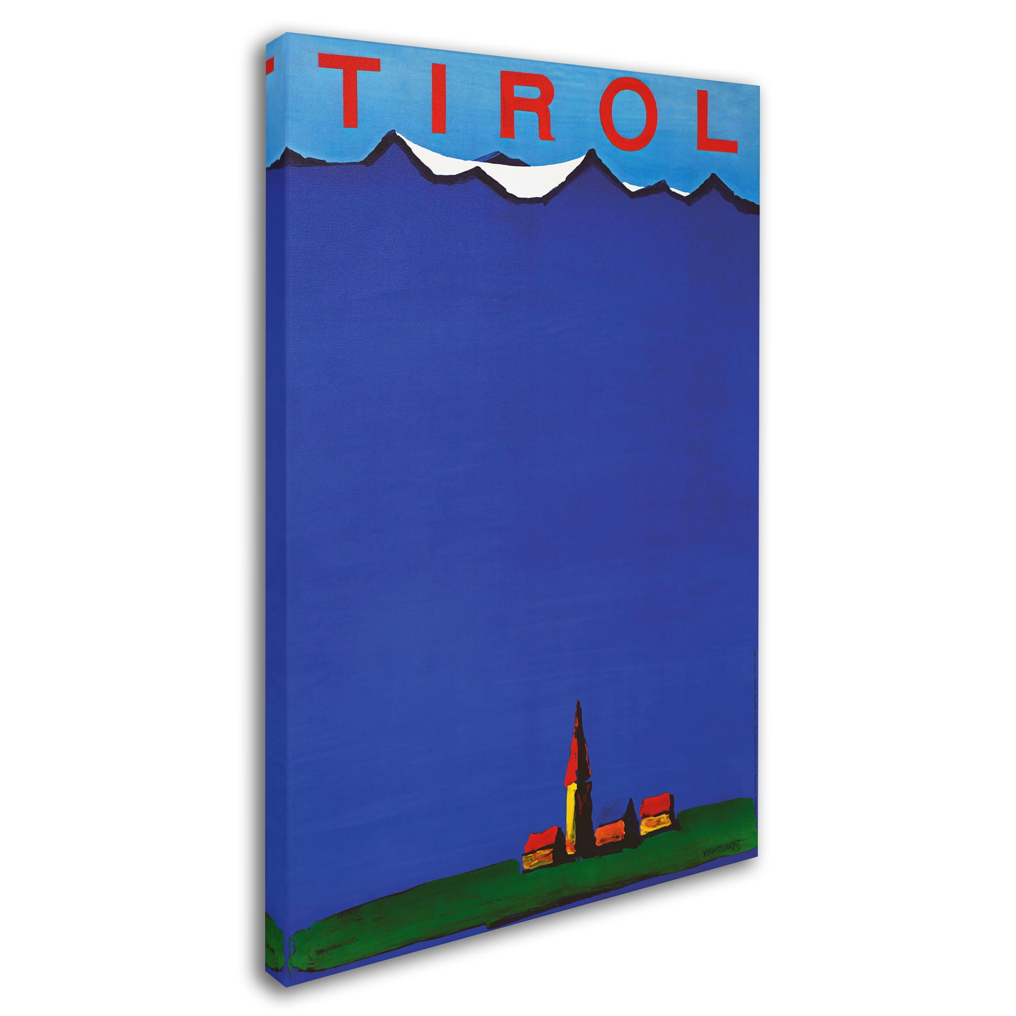 Trademark Fine Art 'Tirol' Canvas Art by Vintage Apple Collection