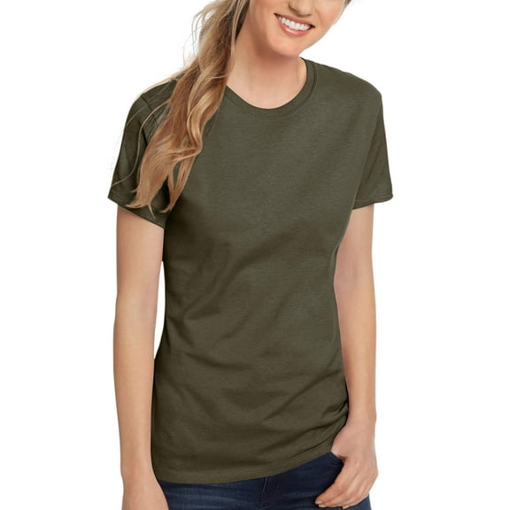 Hanes Women's Nano-T Short Perfect Sleeve T-Shirt