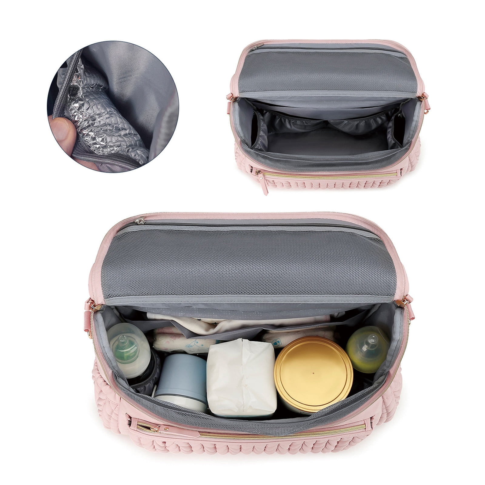 Convenient Diaper Bag with Easy Conversion Mother Shoulder Bag Large Capacity Single Hand Bag Convertible Backpack