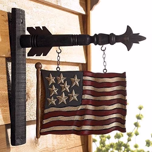 12.5 Inch Resin 8 Star USA Waving Flag Arrow Replacement