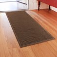 thumbnail image 6 of Aqua Shield Squares Doormat, Dark Brown, 22"x60" Runner, 6 of 6