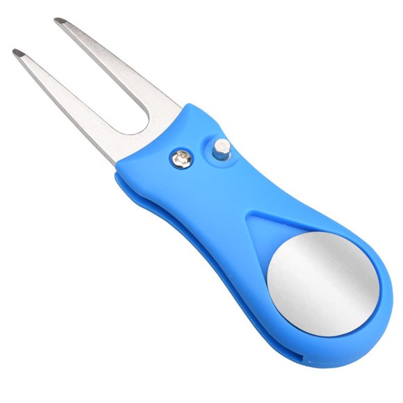 Foldable Golf Tool With Pop-up Button Magnetic Ball Marker