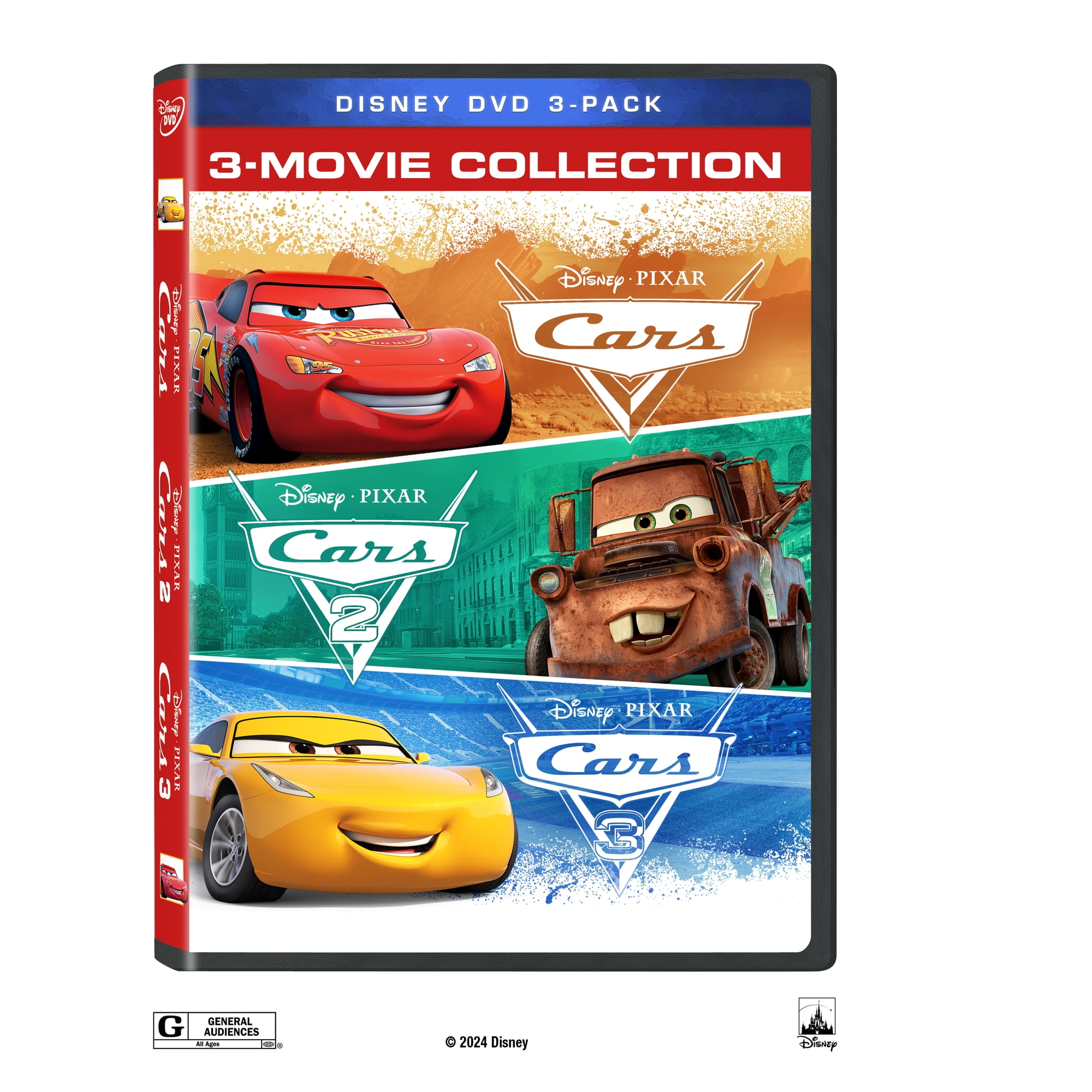 Cars: 3-Movie Collection (DVD), Walt Disney Video, Kids & Family