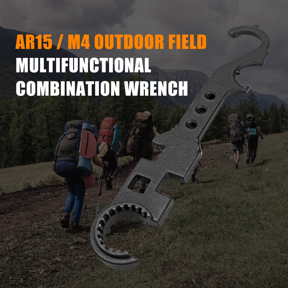 Details about   8-in-1 Outdoor Multifunctional Combination Wrench Armorer Spanner 