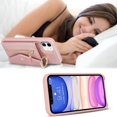 thumbnail image 4 of for iPhone 11 Case Wallet with Strap for Women - Crossbody Lanyard, Zipper Pocket, Credit Card Holder, Ring Stand - RFID Blocking Phone Wallet Case for iPhone 11 (6.1 inch,Rose Gold), 4 of 17