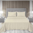 thumbnail image 2 of EASYCOT 4 Piece 800 Thread Count Ultra Soft Egyptian Cotton Bed Sheet Set 15" Inches Deep Pocket ,Wrinkle Resistant & Fade Resistant, Luxury Sheet Set - Ivory, Twin - XL, 2 of 7