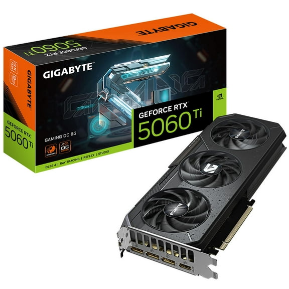 Tarjeta de Video GIGABYTE GeForce RTX 5060 Ti GAMING OC 8GB GDDR7 GV-N506TGAMING OC-8GD