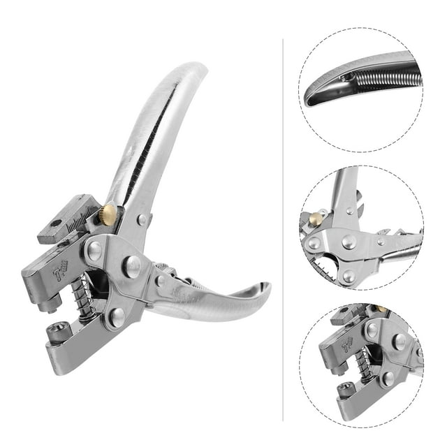 BESTYASH Punchador Multifuncional De Metal Para Crear Agujeros En Cuero Con Uso Fácil Y Portátil