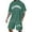 D110/Dark Green, variant on Afdoent Men's 2 Pieces Outfits Men Casual For Everyday Wear Stylish Party Outfit Letter Printed Design Versatile Summer Comfortable Summer Beach Vacation Outfits