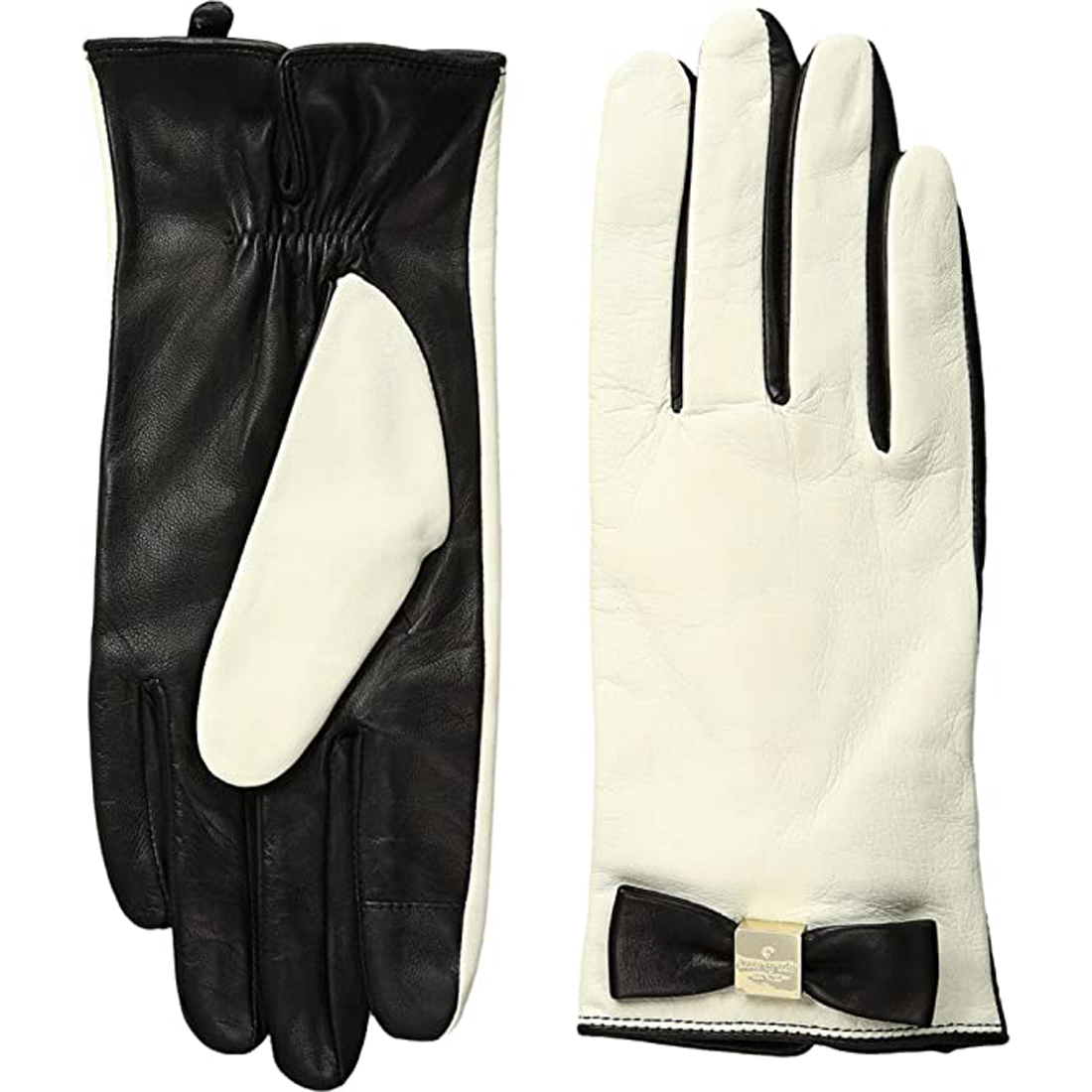 kate spade leather bow gloves