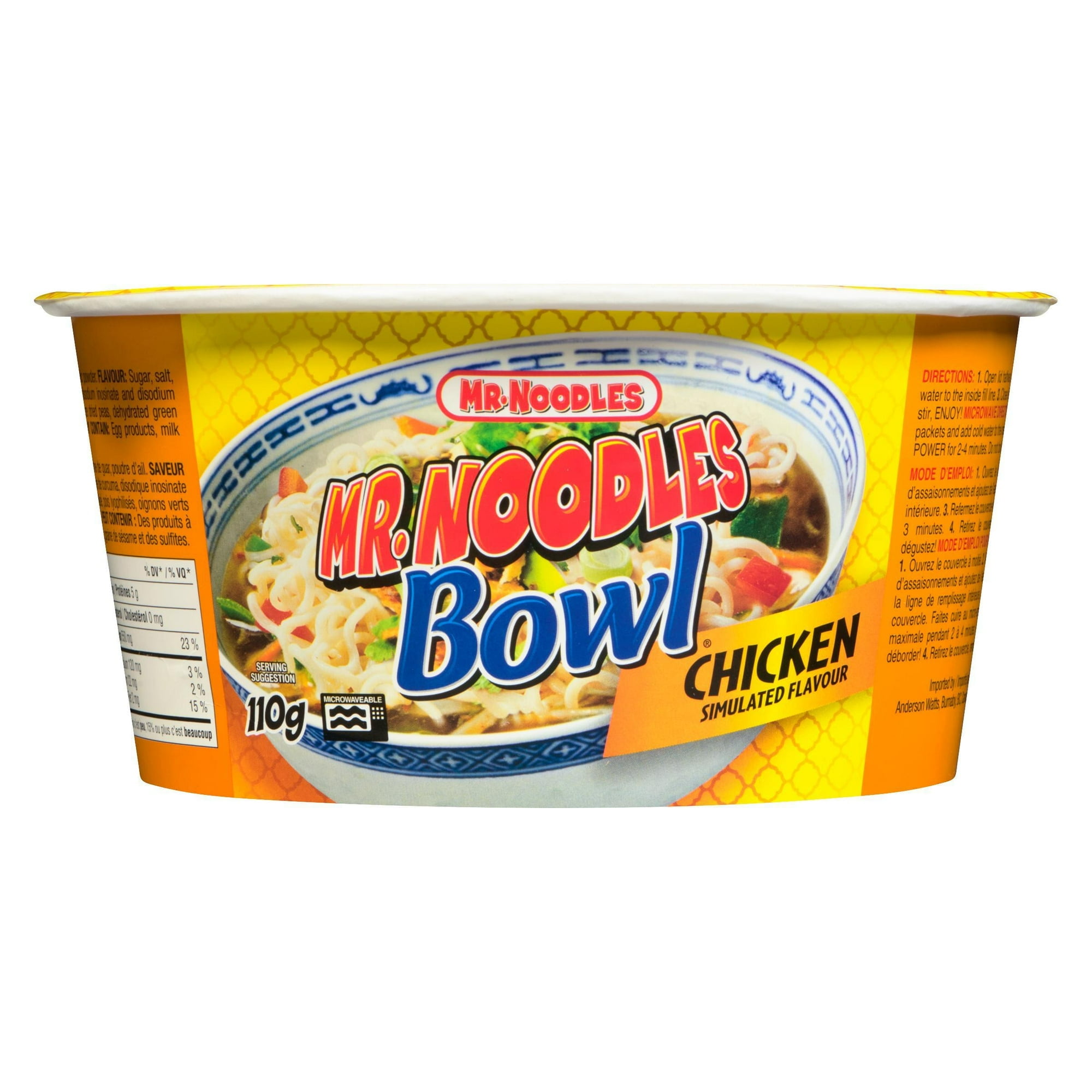 Mr. Noodles Chicken Bowl, 110g