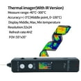 thumbnail image 2 of Oscilloscope Multimeter Digital Multifunctional Tester Handheld Oscope Meter 400KHz Bandwidth 2MSa/s Sampling Rate for DIY and Electronic Test, 2 of 6