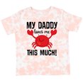 thumbnail image 3 of Inktastic Daddy Loves Me Childs Crab Boys or Girls Toddler T-Shirt, 3 of 5
