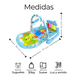 thumbnail image 3 of Gimnasio Para Bebés Tapete Belug, Azul, 3 of 5