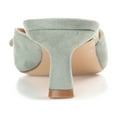 thumbnail image 4 of Journee Womens Vianna Kitten Heel Mules Pointed Toe Pumps, Widths Available, 4 of 10