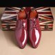 thumbnail image 3 of Zapatos de hombre de cuero brillante, zapatos de moda con cordones en punta, zapatos de moda, 3 of 5