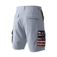thumbnail image 5 of We The People Script Cargo Shorts with 1776 To 2026 Badge and Relaxed Fit, Awesome For Town Hall Meetings Historical Tours Light Gray XL, 5 of 5