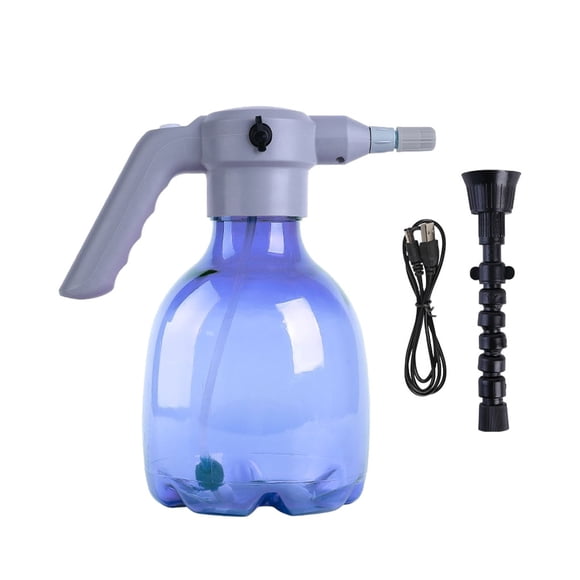 Rociador eléctrico Cateissary de plástico con boquilla extendida azul transparente