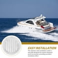 thumbnail image 2 of Vent Cover Stainless Steel Marine Air Louvered Flush Boat Exhaust Vent Accessory, 2 of 6