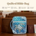 thumbnail image 4 of FOR U DESIGNS Turtle Coral Print Bible Cover Case for Women Men,Lightweight Study Bible Carrying Cases Church Bag Bible Protective Christian Bible Accessories, 4 of 7