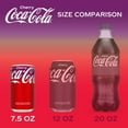 thumbnail image 4 of 2X-Coca-Cola Cherry Soda Mini Cans - 7.5 fl oz - 10 pk, 4 of 5