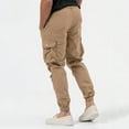 thumbnail image 4 of LIUJUNSHOP Casual Men's Cargo Pants Men's Cargo Pants Work Trousers with Multiple Tooling Pockets for Outdoor, 4 of 7