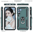 thumbnail image 6 of LEYI Galaxy A 15 5G Case, Samsung Galaxy A15 5G Case with [2 Pack] Screen Protectors, Military-Grade Heavy Duty Case with Magnetic Ring Stand for Samsung A15 5G, Green, 6 of 6