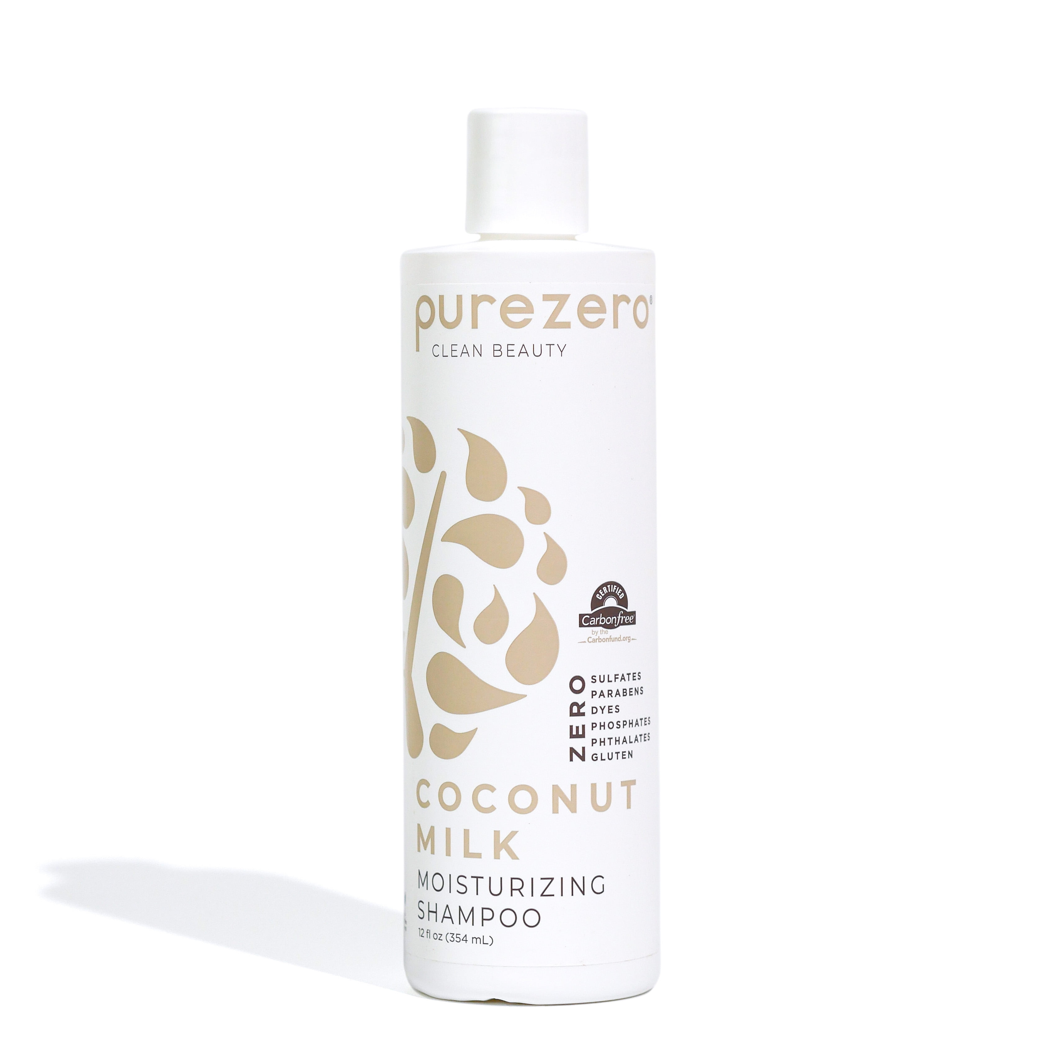 (4 pack) Purezero Coconut Milk Shampoo, 12oz