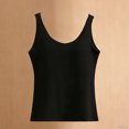 thumbnail image 6 of Besolor Womens Tank Tops with Built in Bras Summer Casual Comfy Basic Layer Tee Camisole Top Crewneck Sleeveless Tanks Loungewear, 6 of 6