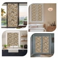 thumbnail image 7 of Brown Beige Stones Window Privacy Film, Farmhouse Stones Modern Art Static Cling UV Sun Blocking Heat Control Window Tint Day and Night, Non-Adhesive One Way Windows Privacy Cover 35.4''x78.7'', 7 of 7