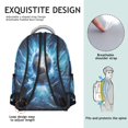 thumbnail image 3 of Basketball Students Backpack Baseball Football Soccer Ball Game Sports School Bag with Training Design, Durable and Adjustable Strap, 3 of 6