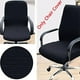 thumbnail image 3 of 2X Cubierta de la Silla del Asiento del Escritorio del Ordenador de Oficina del Estiramiento Giratorio Anti-Sucio Fundas Elásticas Impermeables para Sillas Fundas ExtraíBles L, 3 of 5