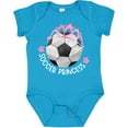 thumbnail image 3 of Inktastic Soccer Princess- Tiara Girls Baby Bodysuit, 3 of 5