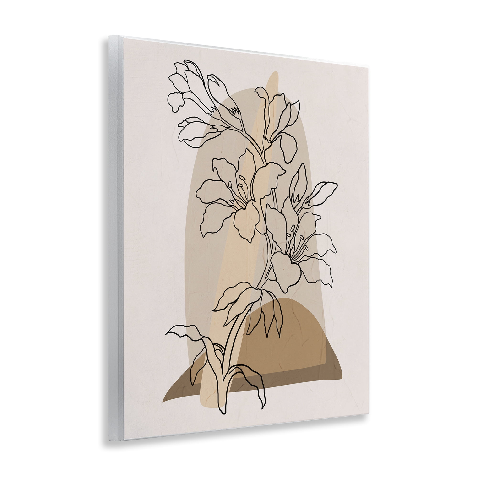 Stupell Industries Boho Lily Impression Botanical & Floral Painting Unframed Art Print Wall Art, 11 x 14