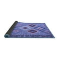 thumbnail image 2 of Ahgly Company Indoor Round Southwestern Blue Country Area Rugs, 5' Round, 2 of 4