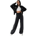 thumbnail image 2 of Conjunto Deportivo de Dos Piezas para Mujer, Ideal para Otoño Incluye Sudadera de Larga con Cremallera y Pantalón Negro XL, 2 of 9
