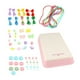 thumbnail image 1 of Pulseras de cuerdas para hacer pulseras, juguetes para niñas, material trenzado, manualidades, juguetes para rosa, 1 of 9