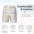 thumbnail image 5 of Balery Summer Rabbit Mens Swim Trunks Swim Shorts for Men Quick Dry Inseam Beach Shorts with Compression Liner Pocket-X-Large, 5 of 9