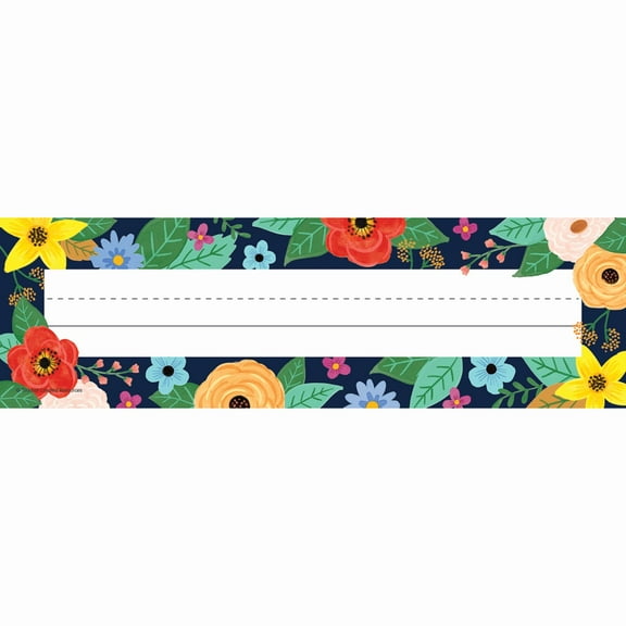 Wildflowers Flat Name Plates [TCR6698]