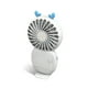 thumbnail image 3 of Ventiladores pequeños Ventiladores Carga USB Enfriamiento lindo Potente con máquina de potencia fuerte Paquete en caja Paquete en caja para persona Viaje Trabajo Ciervo blanco Scienceny HA012739-01B, 3 of 7