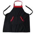 thumbnail image 2 of Delantal de cocina kusrkot Delantal de chef de cocina Negro, 2 of 8