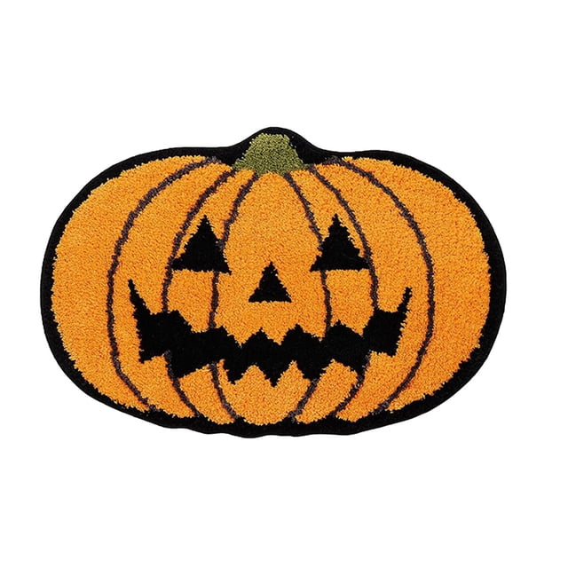¡Autorización! ¡Decoración del hogar de Halloween! Alfombra de bienvenida para exteriores para puerta delantera de Halloween, alfombra divertida para puerta, decoración de alfombra antideslizante para