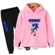 thumbnail image 3 of Conjunto de ropa informal para niños y niñas con capucha de Sonic, 2 piezas, primavera y otoño, chándal con capucha y pantalones de dibujos animados para niñas, 3 of 5