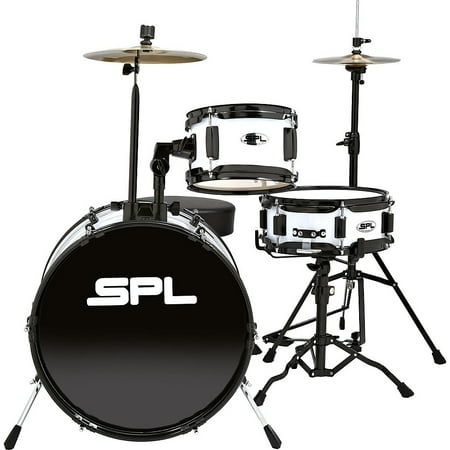 - Sound Percussion Labs Lil Kicker - 3 Piece Jr Drum Set with Throne