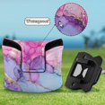 thumbnail image 6 of Haosy Pink Purple Blue Marble Golf Mallet Putter Cover Strong Magnetic Leather Golf Club Headcover Closure, 6 of 7