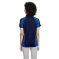 thumbnail image 2 of Ladies' Advantage Snag Protection Plus IL Colorblock Polo - D NV/ T RY/ D CH - 3XL, 2 of 3